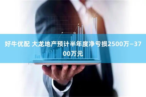 好牛优配 大龙地产预计半年度净亏损2500万—3700万元